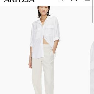 Aritzia babaton utility button up